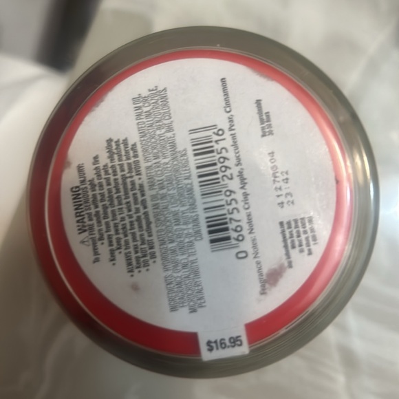 Bath and Bodyworks Afternoon Apple Picking one wick candle - Picture 3 of 3